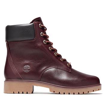 Timberland Női Jayne 6 Inch Bakancs Bordó